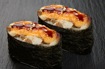 Суши запеченные с угрем, 2 шт.