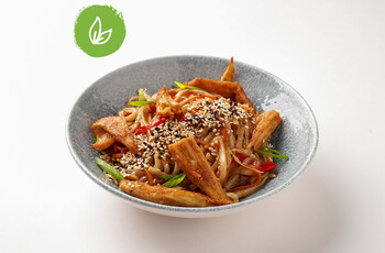 Удон с овощами и фучжу