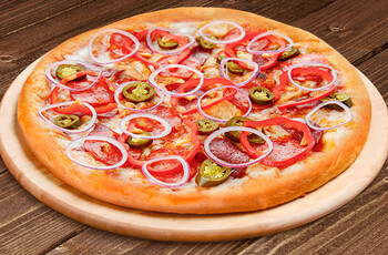 Пицца Дьябло 30 см на тонком тесте