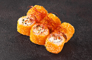 Ролл Оскар с крабом и угрем