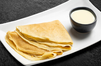 Блины со сгущенным молоком