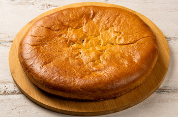 Пирог с курицей и грибами