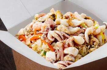 Рис с морепродуктами