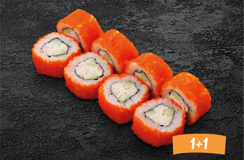 Ролл Калифорния с крабом