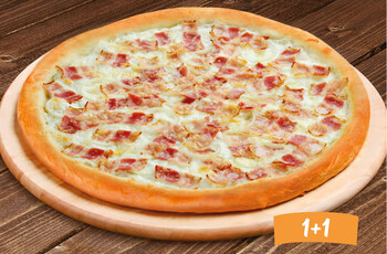 Пицца Карбонара 30 см на тонком тесте