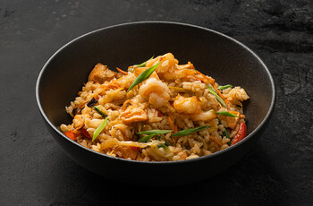 Рис с морепродуктами