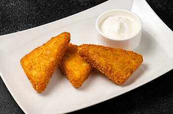 Хашбраун со сметаной