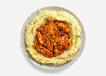 Чахохбили из курицы с пюре