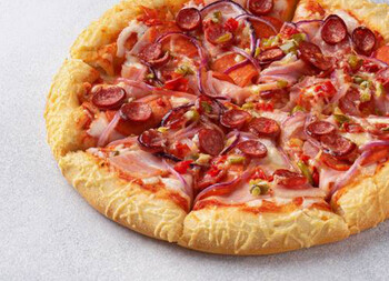 Пицца Сакура 25 см на толстом с сыром