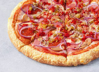 Пицца Дракон 30 см на толстом с сыром