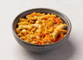 Wok карри с рисом M