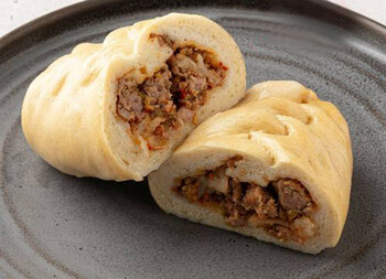 Пян-се с мясом и кимчи