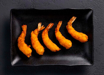 Тигровые креветки в кляре