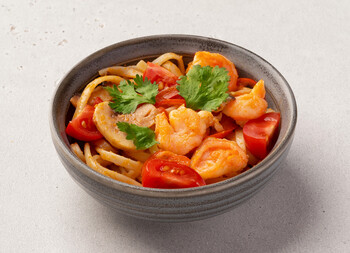 Wok том ям с креветками