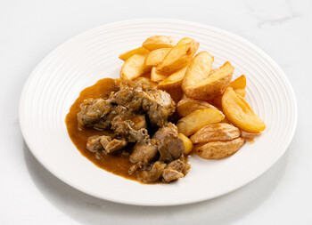 Чахохбили с картофелем по-деревенски