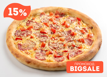 Карбонара 31 см тонкое тесто