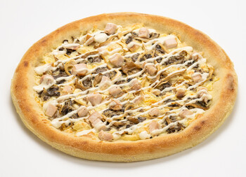 Пицца Гурме с вешенками и сулугуни фирменная