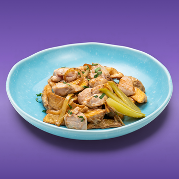 Горячая Сковорода пикник с цыпленком